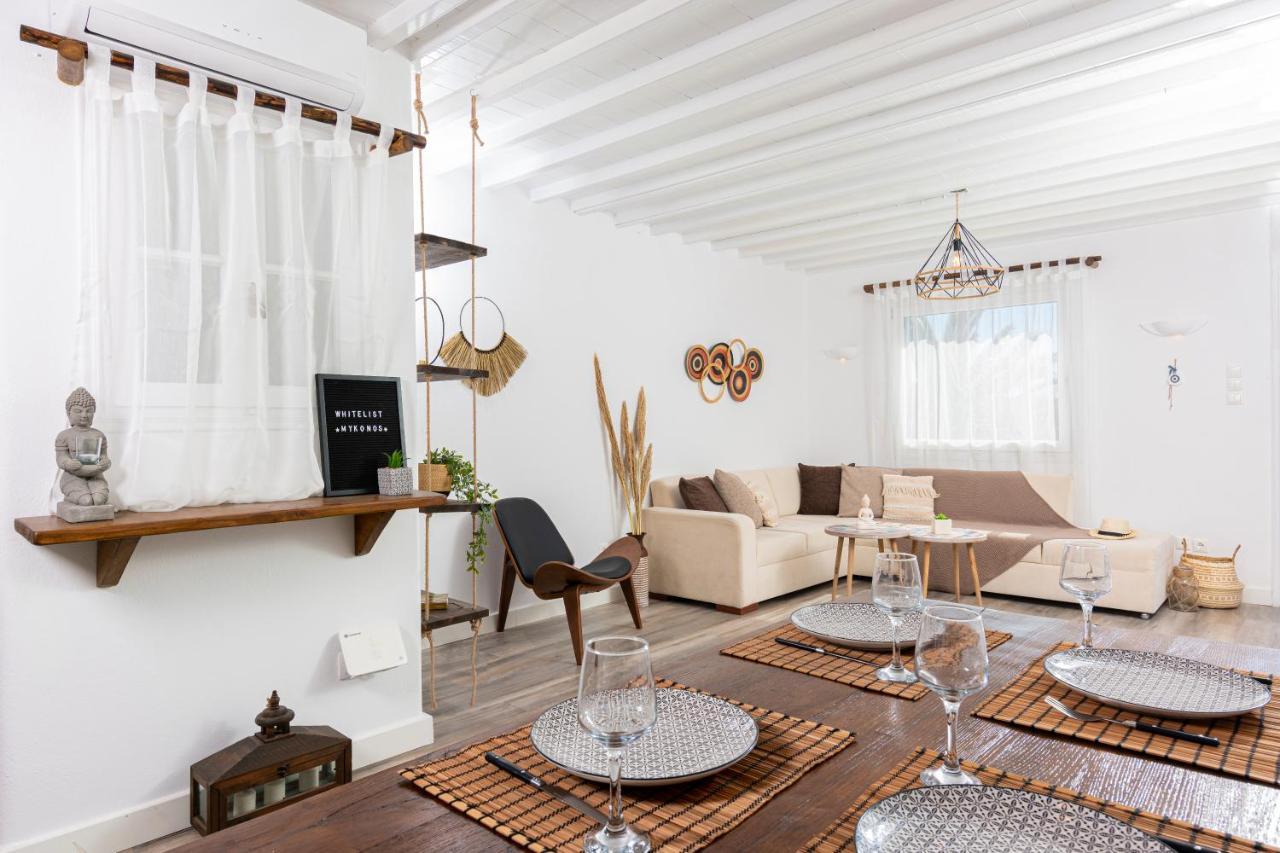 Whitelist Loft In Mykonos Town Apartment Megali Ammos  ภายนอก รูปภาพ